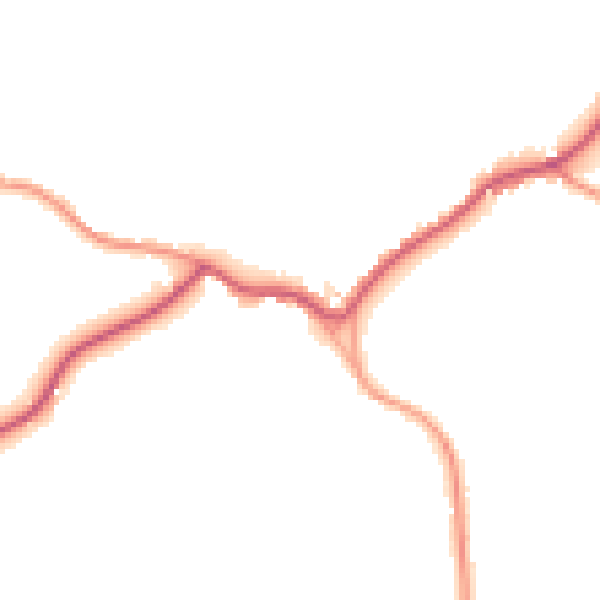 Daytime road noise heatmap for IP13 7RT