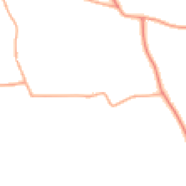 Daytime road noise heatmap for IP13 8BS