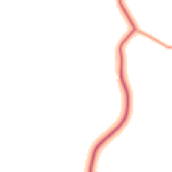 Daytime road noise heatmap for IP13 8JN