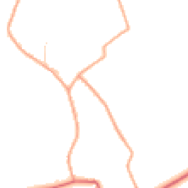 Daytime road noise heatmap for IP13 8JZ