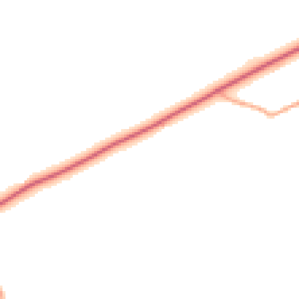 Daytime road noise heatmap for IP13 8NB