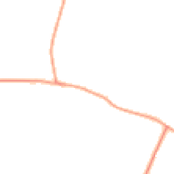 Daytime road noise heatmap for IP13 9PA