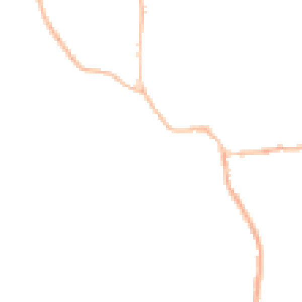 Night-time road noise heatmap for IP13 9SP