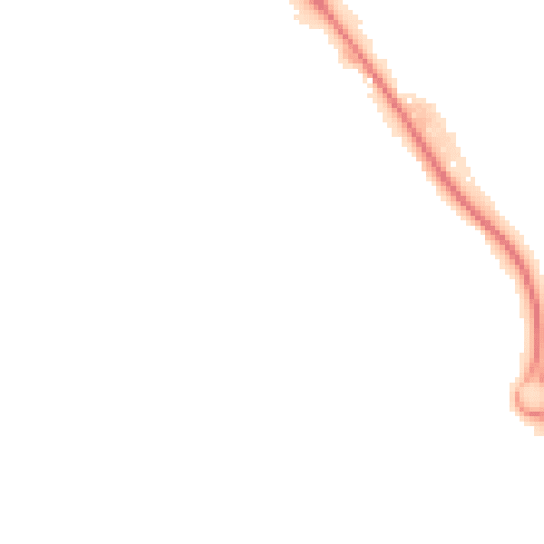 Night-time road noise heatmap for IP14 1BN