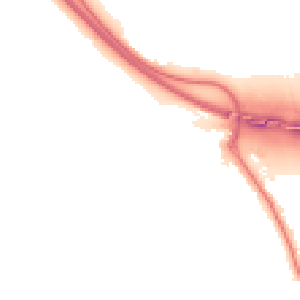 Night-time road noise heatmap for IP14 1TA