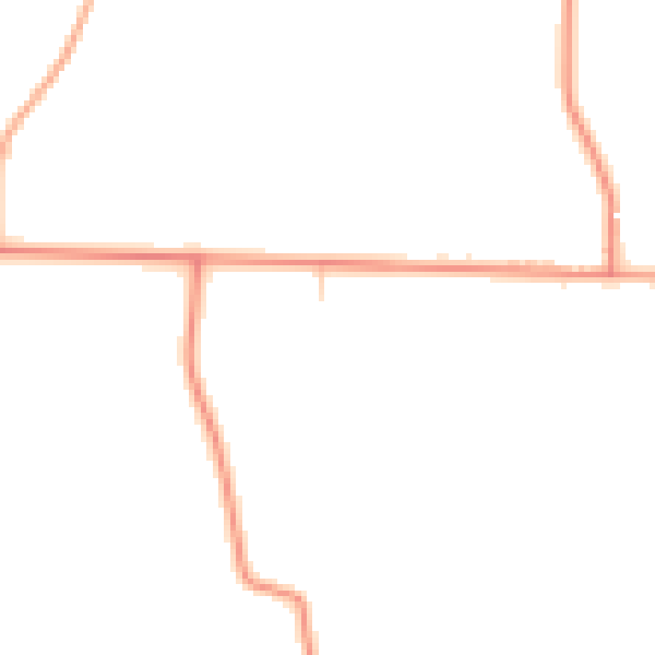 Daytime road noise heatmap for IP14 2HS