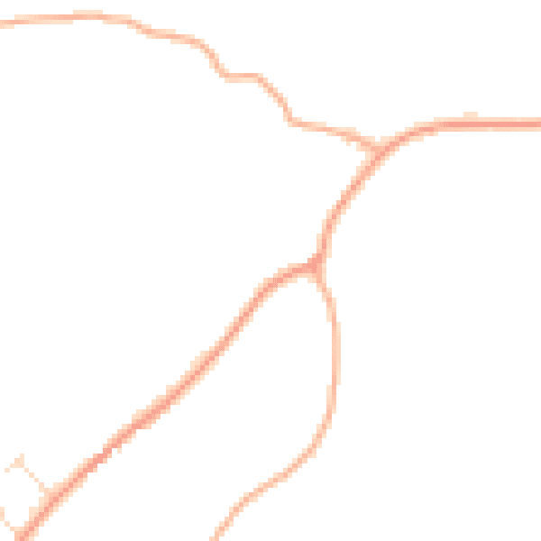 Daytime road noise heatmap for IP14 2JT