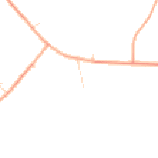 Daytime road noise heatmap for IP14 2NA