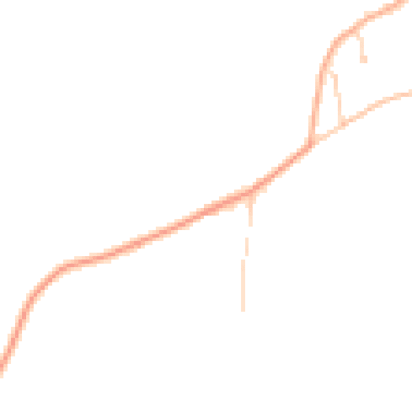 Daytime road noise heatmap for IP14 3DX