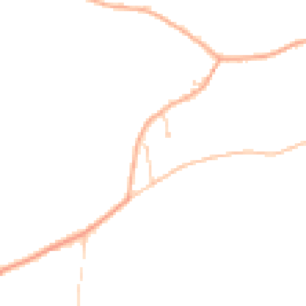Daytime road noise heatmap for IP14 3EE