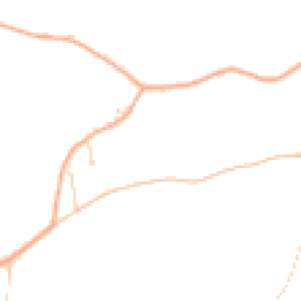Daytime road noise heatmap for IP14 3EG