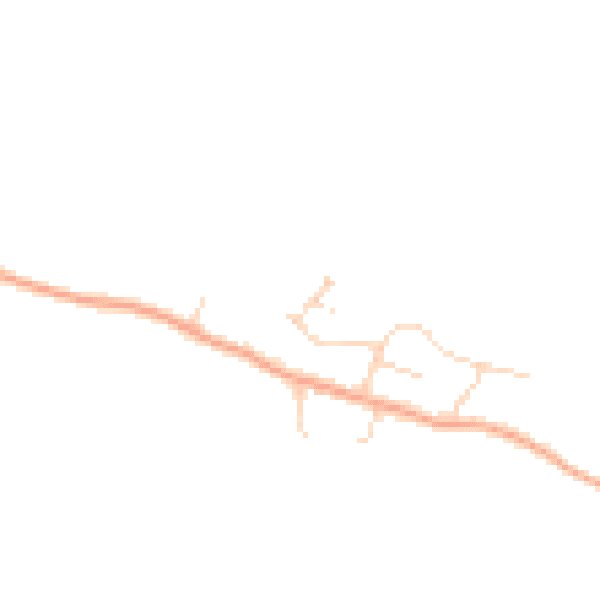 Daytime road noise heatmap for IP14 3HA
