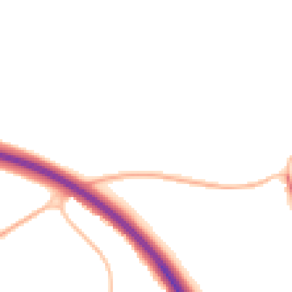 Night-time road noise heatmap for IP14 4FJ