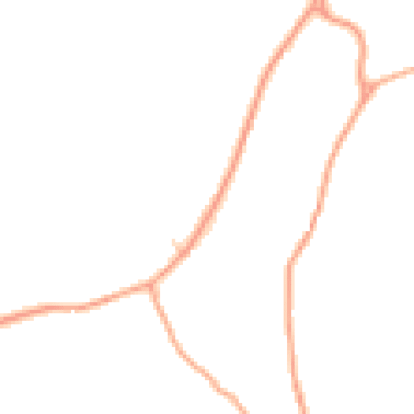 Daytime road noise heatmap for IP14 4PP