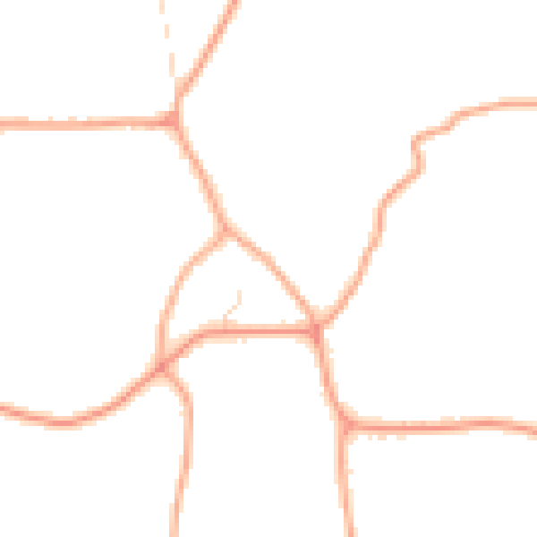 Daytime road noise heatmap for IP14 4RT