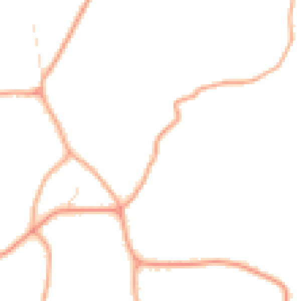Daytime road noise heatmap for IP14 4RW