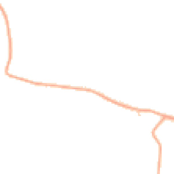 Daytime road noise heatmap for IP14 4SY