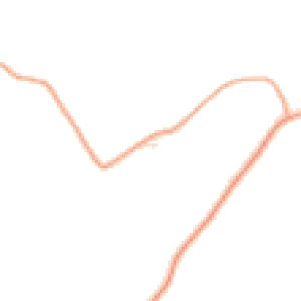 Daytime road noise heatmap for IP14 4TP