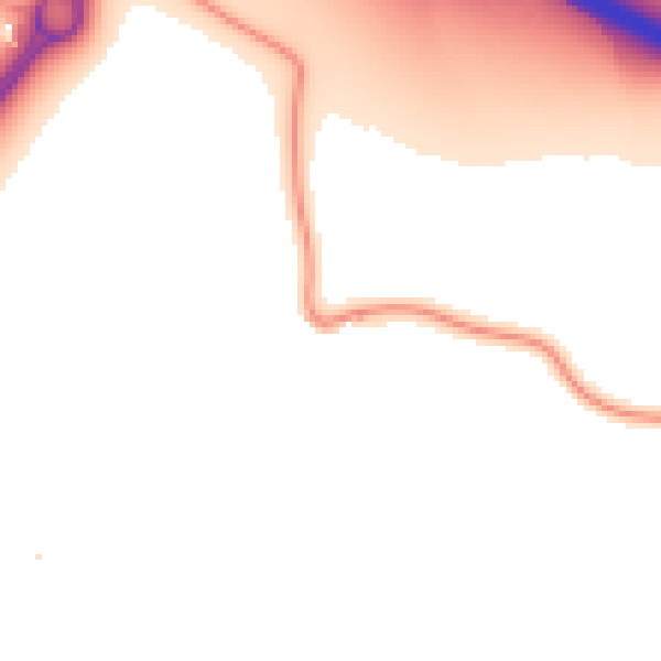 Daytime road noise heatmap for IP14 5BP
