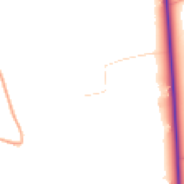 Daytime road noise heatmap for IP14 5NH