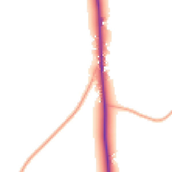 Daytime road noise heatmap for IP14 5NU