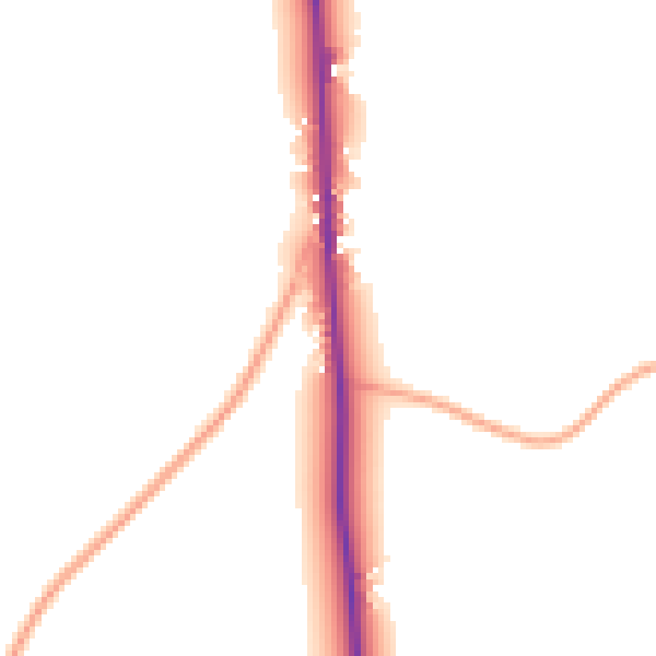 Daytime road noise heatmap for IP14 5PA