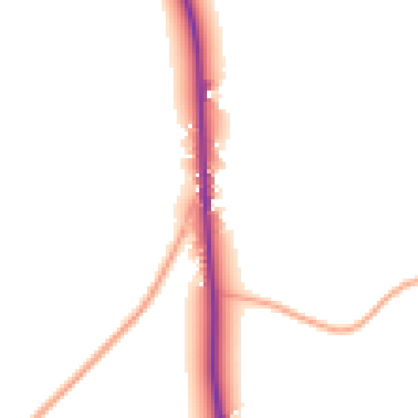 Daytime road noise heatmap for IP14 5PD