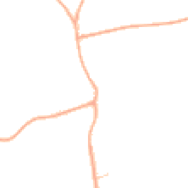 Daytime road noise heatmap for IP14 5PH
