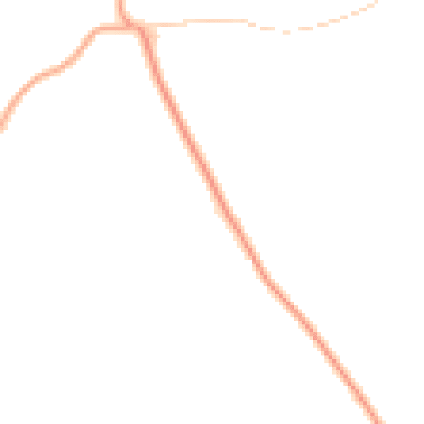 Daytime road noise heatmap for IP14 5QJ