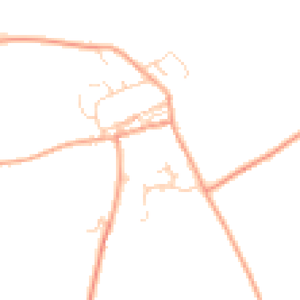 Daytime road noise heatmap for IP14 5TT