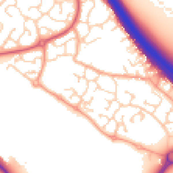 Daytime road noise heatmap for IP14 5UE