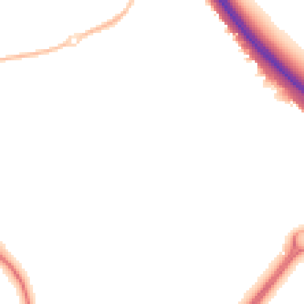 Night-time road noise heatmap for IP14 5UN