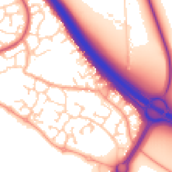 Daytime road noise heatmap for IP14 5UR