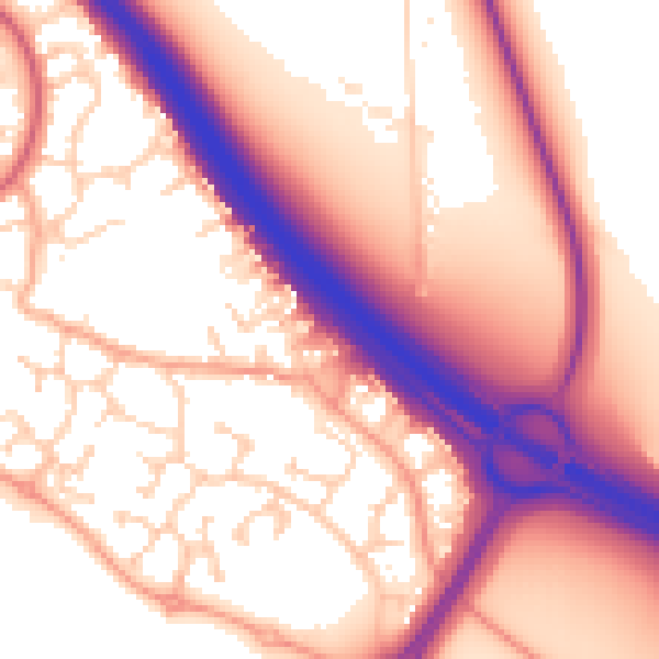 Daytime road noise heatmap for IP14 5WE