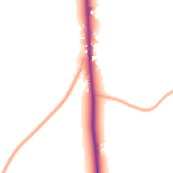Daytime road noise heatmap for IP14 5XA
