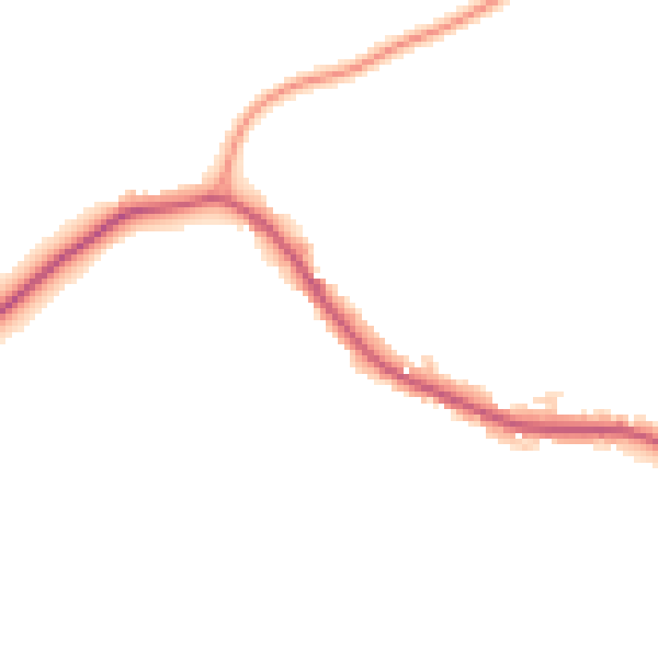 Daytime road noise heatmap for IP14 6AG