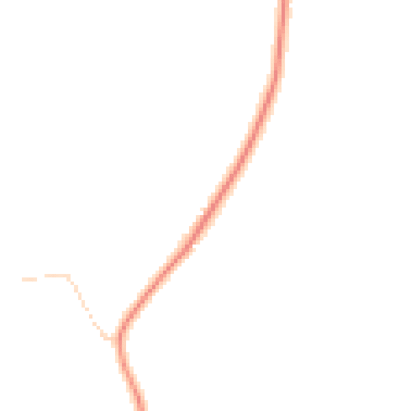 Daytime road noise heatmap for IP14 6BQ