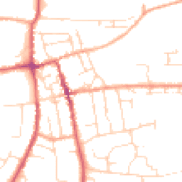 Daytime road noise heatmap for IP16 4AB