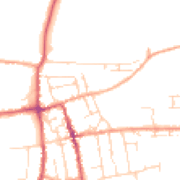 Daytime road noise heatmap for IP16 4AN