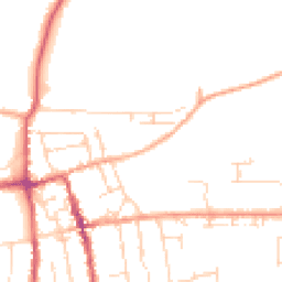 Daytime road noise heatmap for IP16 4AP