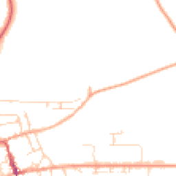 Daytime road noise heatmap for IP16 4AS