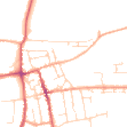 Daytime road noise heatmap for IP16 4AW