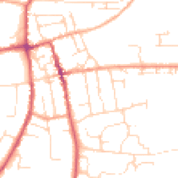 Daytime road noise heatmap for IP16 4AY