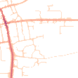 Daytime road noise heatmap for IP16 4BE