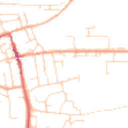 Daytime road noise heatmap for IP16 4BJ