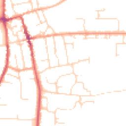 Daytime road noise heatmap for IP16 4BL