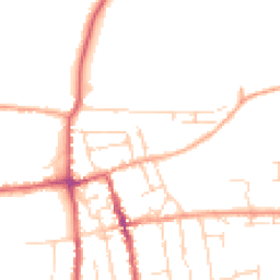 Daytime road noise heatmap for IP16 4BS