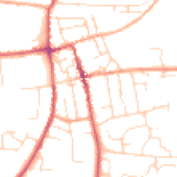 Daytime road noise heatmap for IP16 4BX