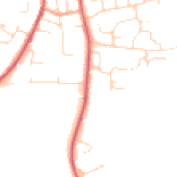 Daytime road noise heatmap for IP16 4PW