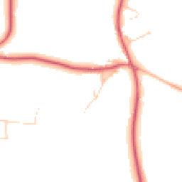 Daytime road noise heatmap for IP16 4QB